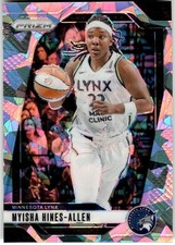 2024 Panini Prizm WNBA #20 Myisha Hines-Allen Ice Prizms