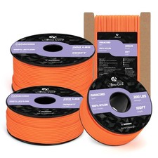 2mm Paracord 100ft Nylon Rope 3 Strands Type I Cord for DIY, Camping, Outdoor...