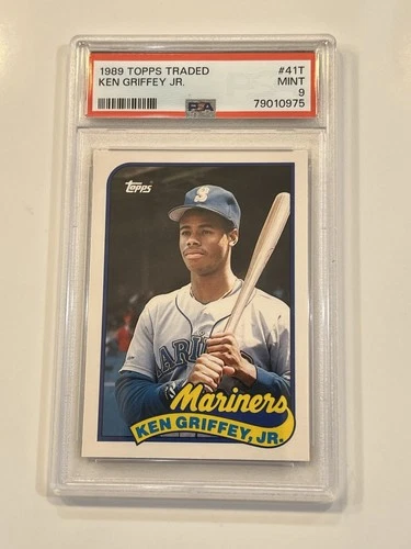 1989 Topps Traded Ken Griffey Jr #41T (RC) PSA 9