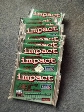 SkyBox 1995 Impact NFL Football Sealed Pack 18Cards JUMBO Pack LOT of 10