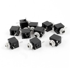 10 x 3 Poles PCB Mounting DIP PCB Mount 3.5mm Mono Jacks Adapter