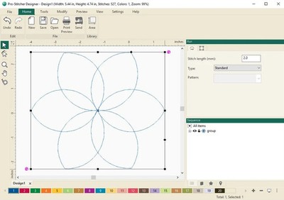 Pro-Stitcher Designer Design Software for Creatiing Longarm Quilting Files