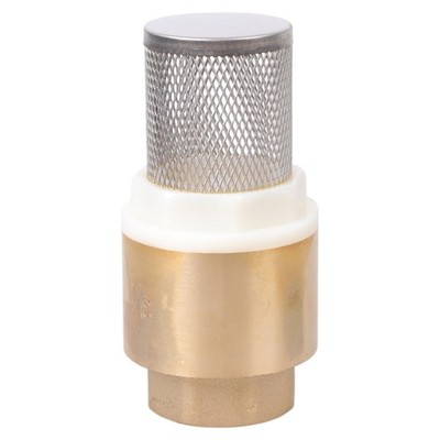 3/4inch Brass Check Valves With Strainer Bottom Valves for Water Plumbing Pump