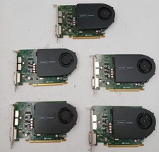  LOT OF 5 NVIDIA Quadro 2000 1GB DDR5 PCIe GPU Graphics Unit