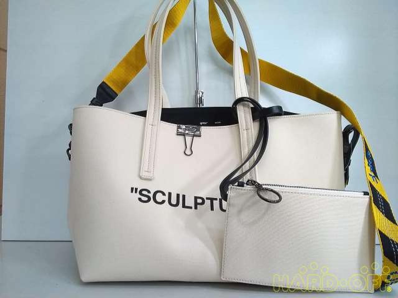 Off White Bag Casual Outdoor Convenient Tote Bag