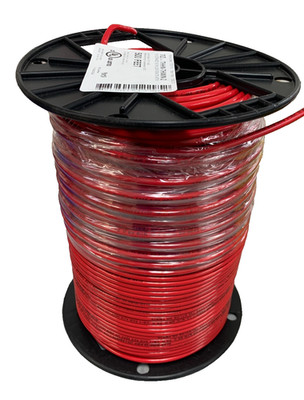 New 500  10 AWG THHN THWN RoHS RED Stranded 600V Copper Wire Spool