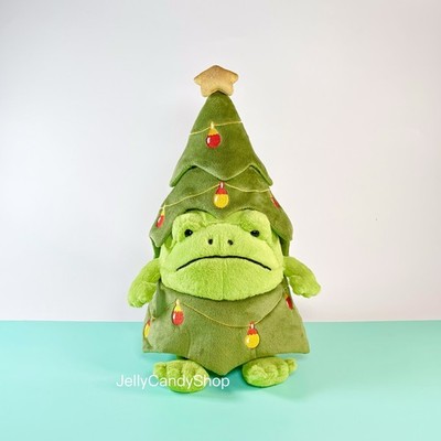 AUTHENTIC Jellycat Christmas Tree Ricky Rain Frog- NWT- FAST SHIP