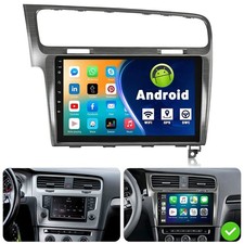 Apple Carplay Android 15 Autoradio Für VW Golf 7 VII MK7 64GB GPS NAVI SWC WiFi