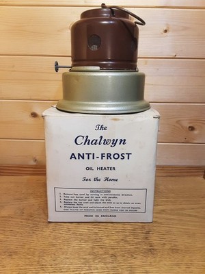 Eine Vintage Retro brandneu verpackt die Chalwyn Anti-Frost Ölheizung für zu Hause