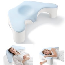 Side Sleeper Pillow for Shoulder Pain Relief, Memory Foam Pillow with Arm Hol...