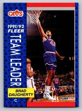 1991-92 Fleer - Brad Daugherty #376