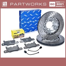 Bremsscheiben + Bremsbeläge +WK für PORSCHE 991 3.0 Carrera GTS HINTEN