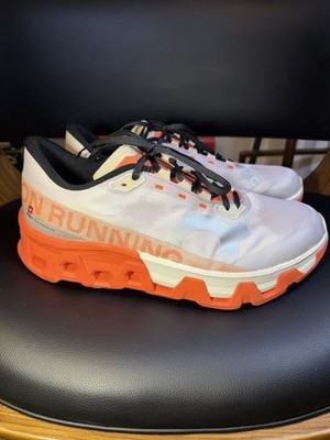 ON Running Brand Cloud Cloudmonster Hyper White/Orange Men s Sz 12US, EUR47