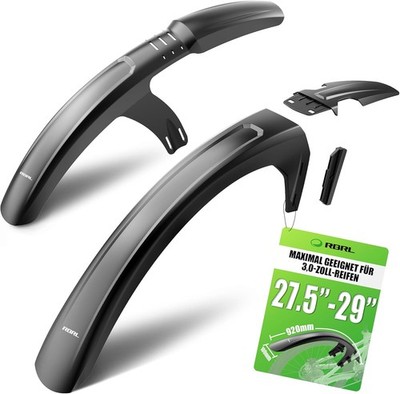 RBRL Fahrrad Schutzblech Set vorne & hinten   MTB Schutzblech kompatibel mit