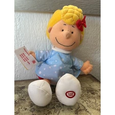 Hallmark Peanuts Sally Brown Plush Toy Doll Interactive Press Here
