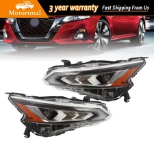 Pair Headlight Assembly For Nissan Altima 2019 2020 2021 2022 L + R Full LED New