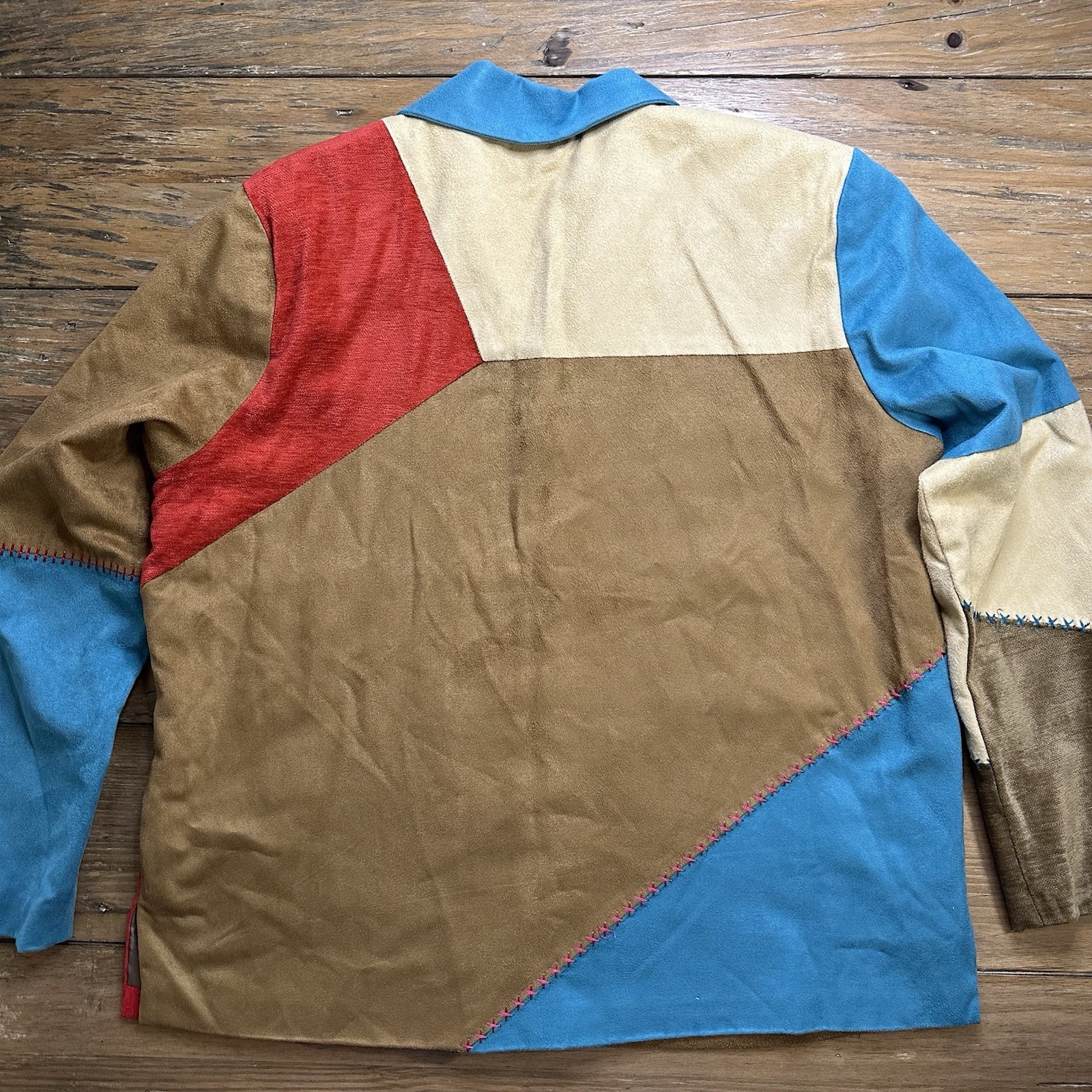 Women's Vintage Multicolor Embroidered Patch Work… - image 15