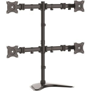 Startech Quad Monitor Stand Crossbar Steel Monitors Up To 27"" 17.6Lb/8Kg Vesa Mo