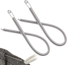 2 PCS Spring Drawstring Needle Threader,Diy Rope Threader Clip,Drawstrings Repla