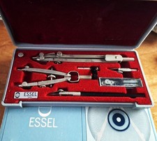 Coffret Compas ESSEL Paris T 52 - ÉTAT NEUF - Dessin Technique Vintage