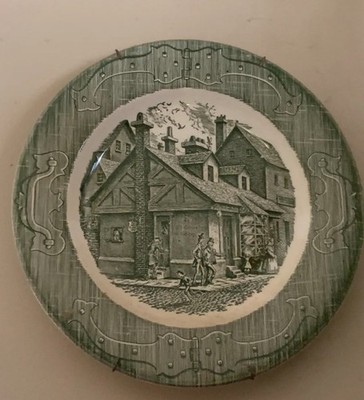 Vintage Royal China Old Curiosity Shop Made USA Uncommon, Condition. Excellent.