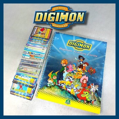 Digimon TCG Album Erste Serie Blau Wertvolle Spiele Lot Karten MB CE Lentikular