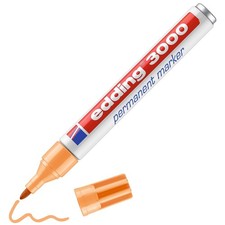 3000 permanent marker - light-orange - 1 pen - round tip 1.5-3 mm - quick-dry...