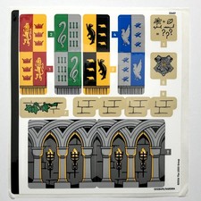 LEGO STICKER SHEET 1 76435 Hogwarts Castle The Great Hall Decals Harry Potter