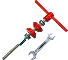 Bike Headset Cup and Bottom Bracket Press Installation Tool,Bike HST-03, Red 