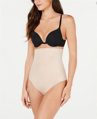 NWT Spanx XL Suit Your Fancy Control High-Waist Thong 10196R Beige 131340