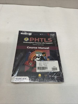 $88 PHTLS Prehospital Trauma Life Support 10th Ed Textbook, Course Manual, eBook