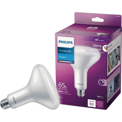 Philips Ultra Definition 65W Equivalent Daylight BR40 Medium Dimmable LED