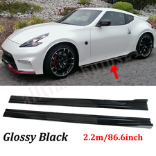 Side Skirt Splitter Extension Rocker Panel Glossy Black For Scion Tc 2005-2016 Side Skirt Splitter Extension Rocker Panel Glossy Black For Scion Tc 2005-2016