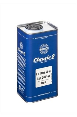 1 Liter Blechdose Ravenol Classic 2 Oldtimer PKW KRAD Motoröl Öl 70-er  20W-50 