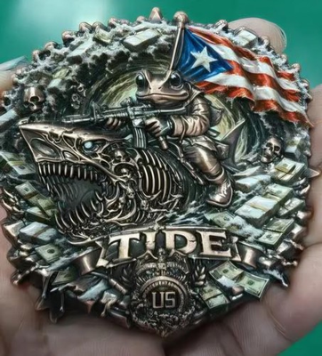 #ad 💥Delta Design FED TIDE DEA Puerto Rico Homeland Security Task Force Skull🔥 $149.99