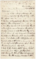 Civil War Period Letter -- Photographs, Mother's Marriage To Black Abolitionist