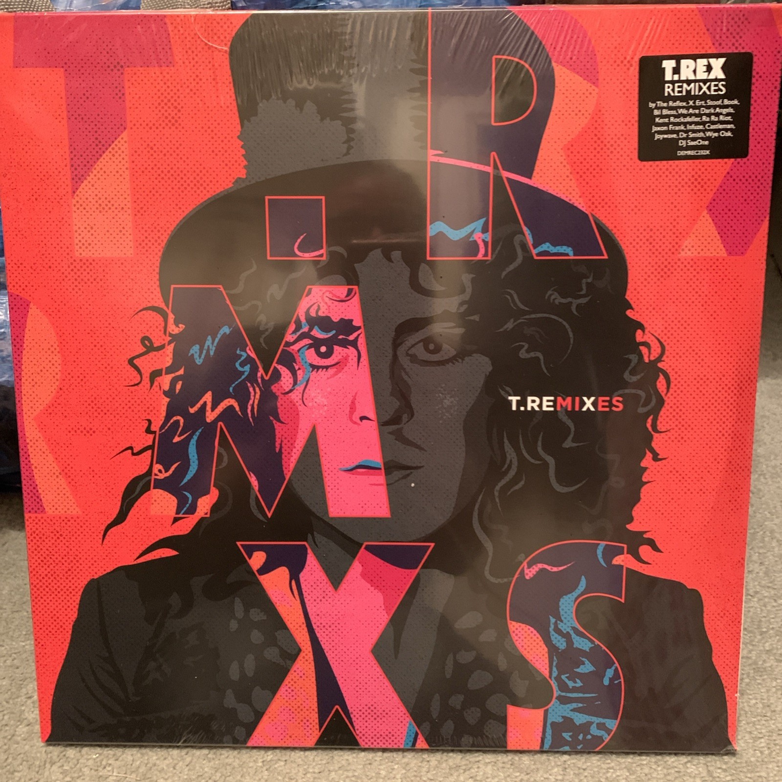 T-Rex Remixes 3 LP RED Vinyl LP  AMAZON EXCUSIVE 500 COPIES - Sealed