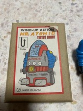 MR ATOMIC Tin Robot Toys Hobbies Showa Retro Reprint Edition Made in Japan Used