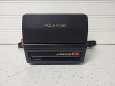 Vintage Polaroid 600 Series 660 Autofocus Instant Camera With Strap
