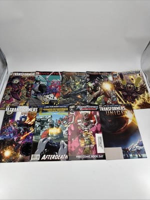 Transformers Mixed Comic lot of 9 Various Series IDW DW/Dream No dupes