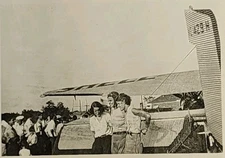 1920s 30s Photo Framingham, Massachusetts Biplane Aviation Roosevelt Field N.Y.