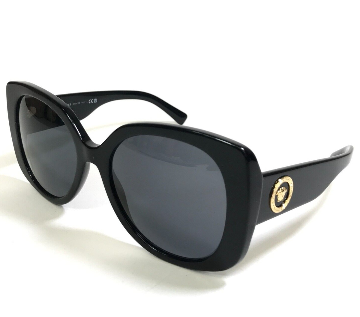 Versace Sunglasses MOD.4387 GB1/87 Polished Black Gold Versace Sunglasses MOD.4387 GB1/87 Polished Black Gold