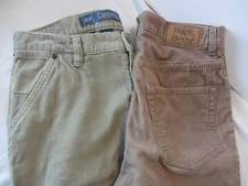2x Mens 30x30 HIGH SIERRA Men's Beige/Tan Carpenter & Bootcut Corduroy JEANS