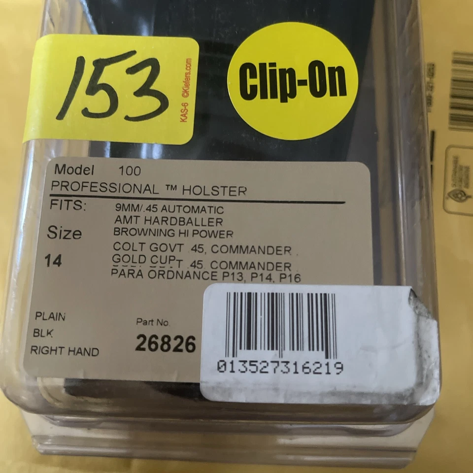 Кожаная кобура Bianchi / Amt / Gold Cup Colt / Commander / P13 / P14 ( S ) - Изображение 2 из 4