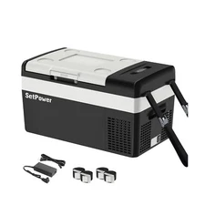 Setpower Electric Coolers for Vehicles AC/DC Car Refrigerator, 20L/21QT 12V R...