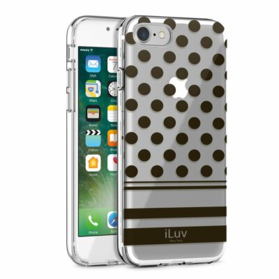 iLuv DotStyle Dual Material Protective Case For iPhone 7 Plus & iPhone 8 Plus