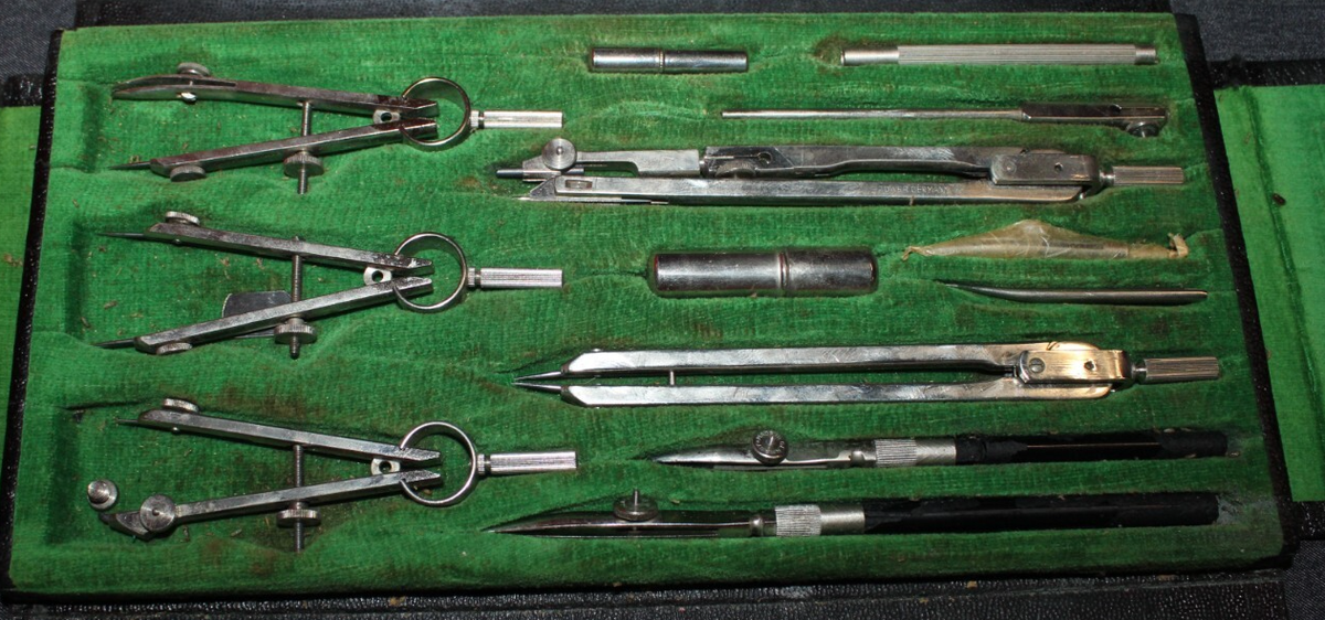 Vintage Tower Drafting Tool Set Made in Germany 607.51051 | eBay