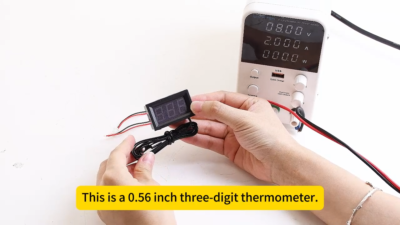 0.56" 12V LED Digital Thermometer With NTC Probe – Temperature Meter Sensor (-50°C To 110°C)