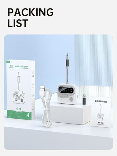 Multipoint Bluetooth-compatible 5.4 Audio Transmitter Receiver Wireless Adapter - Afbeelding 13 van 13