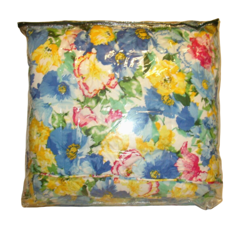 EDREDÓN REINA floral Ralph Lauren ASHLYN algodón rojo verde amarillo azul excelente - Imagen 2 de 11